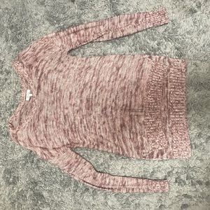 Pink/White Pullover Sweater